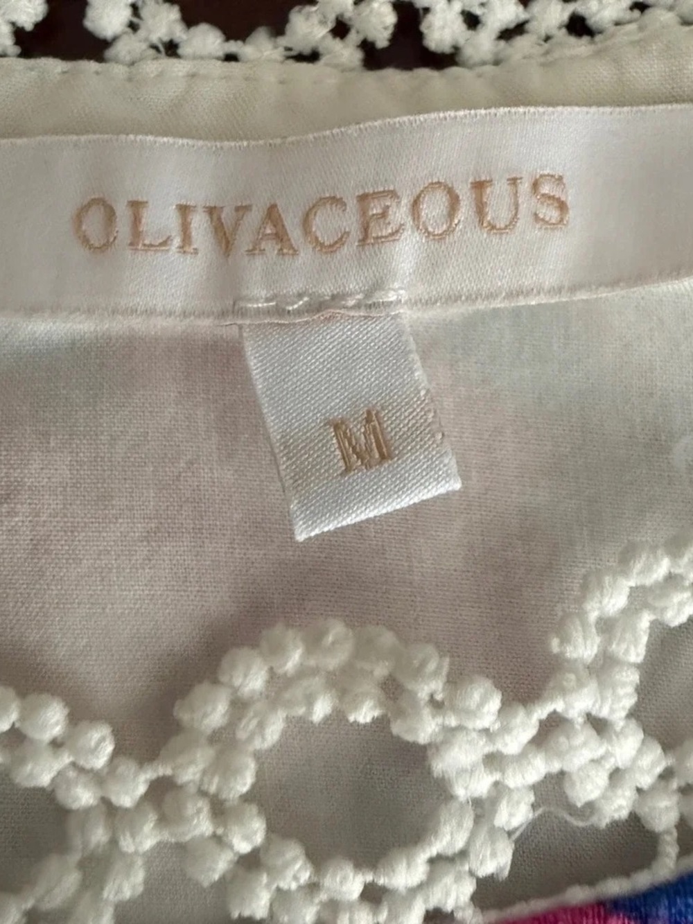 EUC – Olivaceous Linen Pink Floral Dress – Medium - Picture 4 of 4